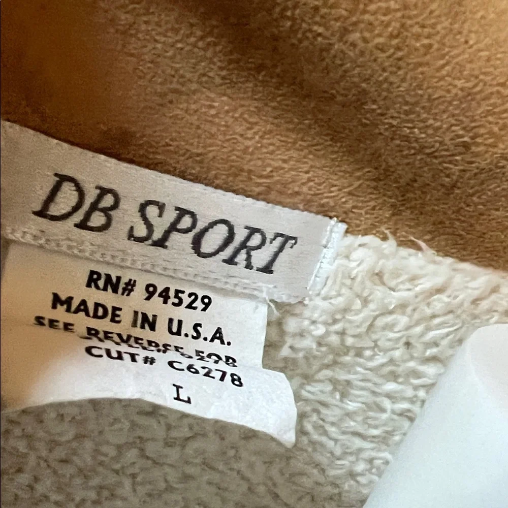 Db Sport Brown Shearling lined Women's Jacket vintage unique Yellowstone style - Picture 2 of 9